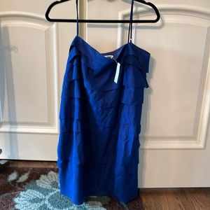New with tags - Ann Taylor loft dress - bright blue - Size 10
